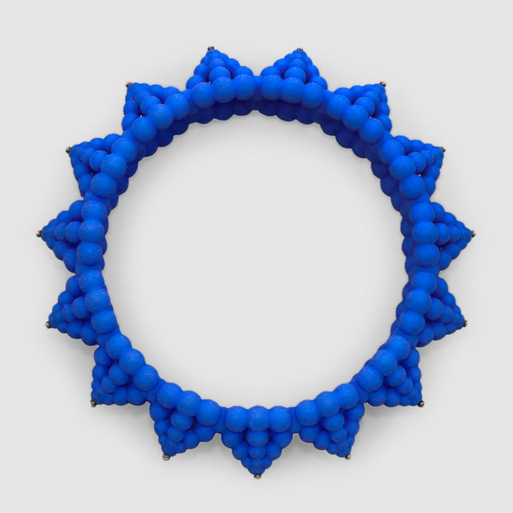 Fierce bangle bracelet from durable plastic and silver .925 embellishments from the PHAOS collection. Accentuate everyday looks with this bold bracelet.