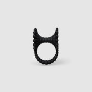 This eye-catching, geometric cocktail ring is 3D printed from a bioplastic made out of renewable resources that come from castor beans. Hand-dyed and finished with care, each piece features a subtle touch of .925 silver - a playful blend of tradition and forward-thinking design.